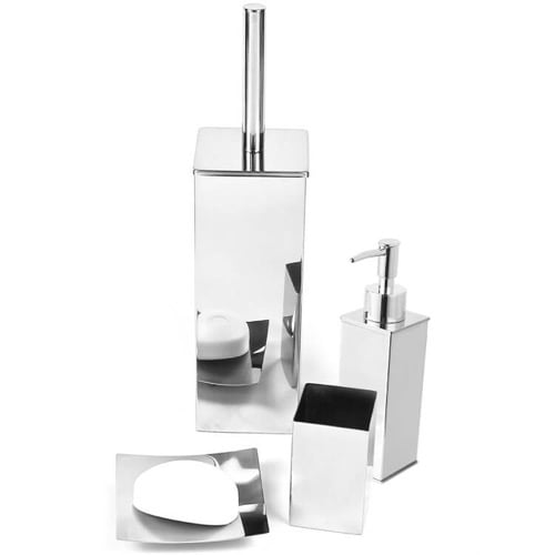 Nemesia Polished Chrome Bathroom Accessory Set Gedy NE100